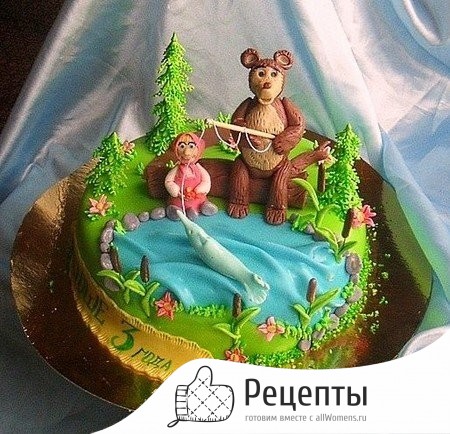Торт «Маша и медведь»