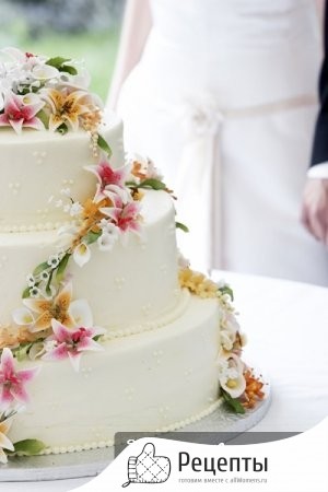 Свадебный торт своими руками (87 фото)