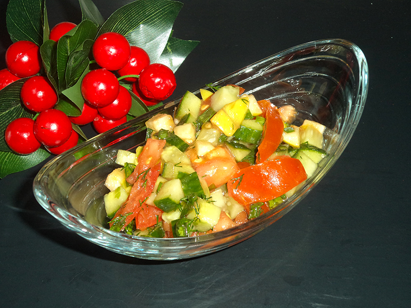 Охотничий овощной салат Green ray.